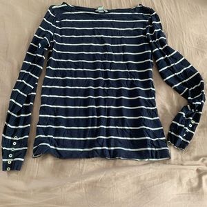 Strip long sleeve tee